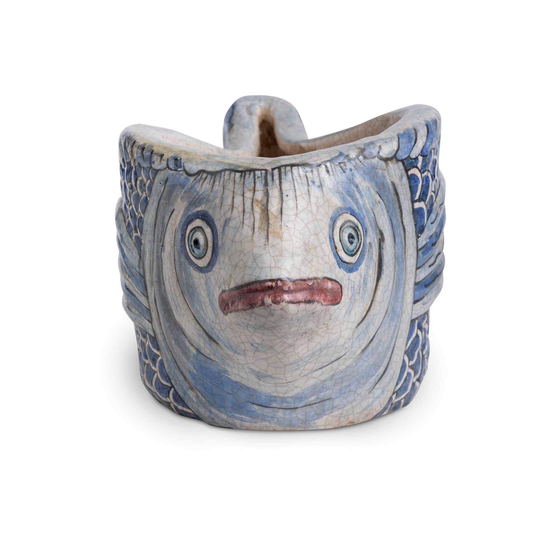 Persian Fish Jardeniere Planter Small Eleish Van Breems Home
