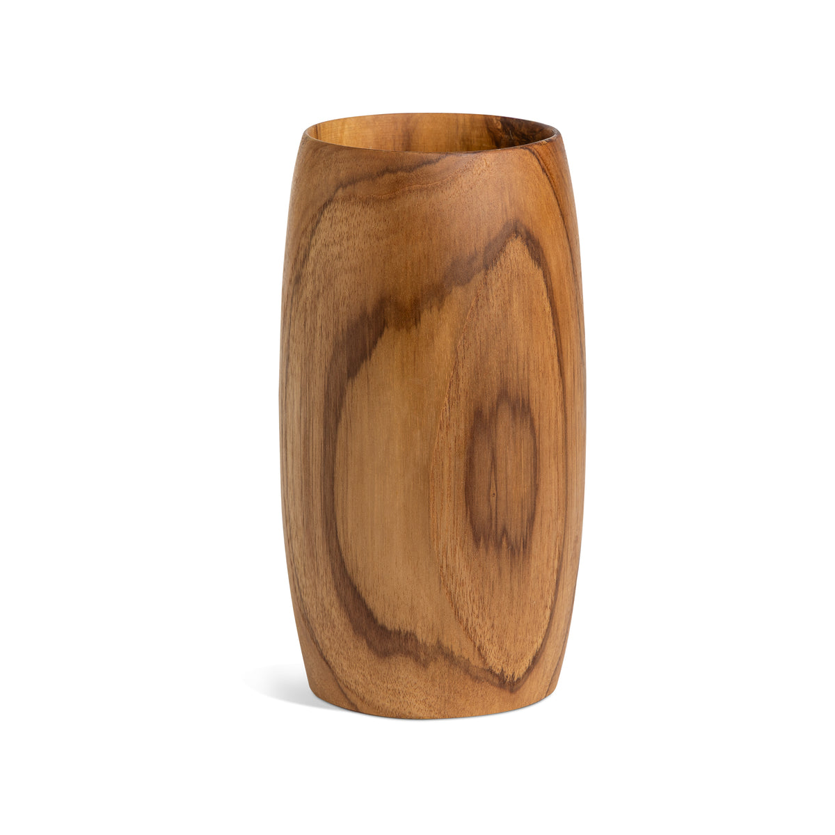 Itza Wood Tall Wood Vase Eleish Van Breems Home