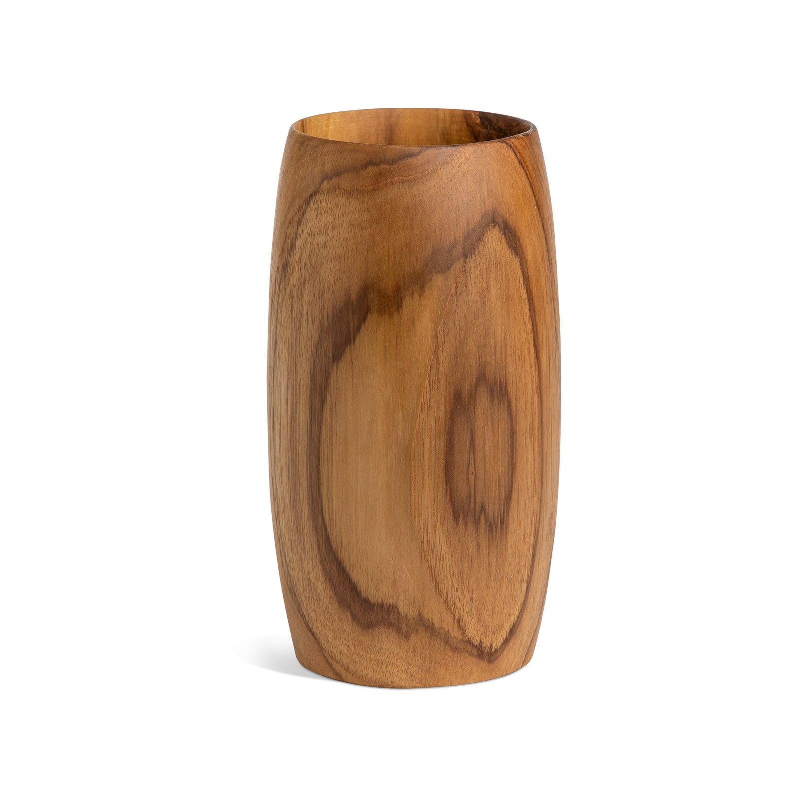 Itza Wood Tall Wood Vase Eleish Van Breems Home