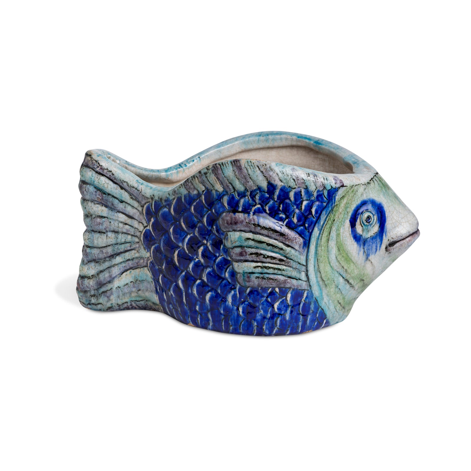 Persian Fish Jardeniere Planter Large Eleish Van Breems Home