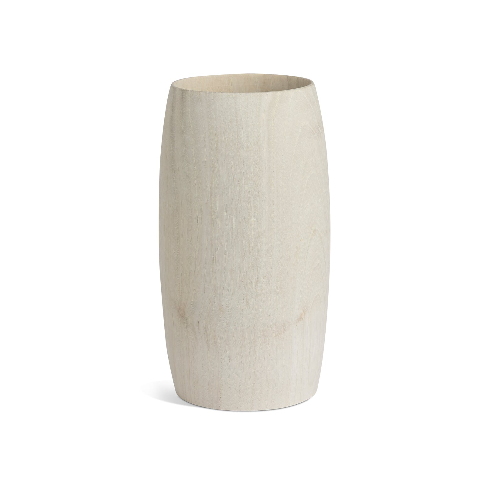Itza Wood Tall Wood Vase Eleish Van Breems Home