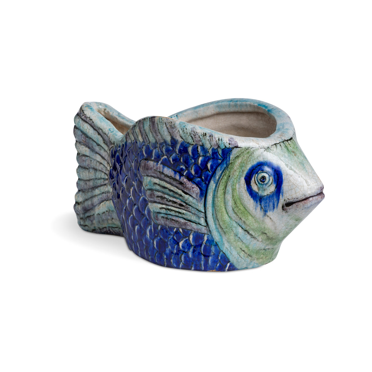 Persian Fish Jardeniere Planter Large Eleish Van Breems Home