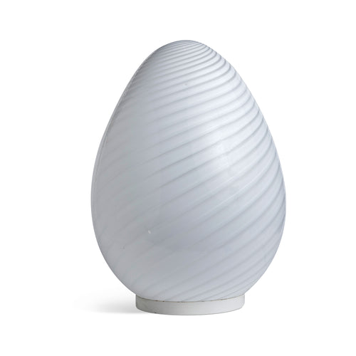 Giant Vetri Murano Glass Egg Lamp, 1970’s