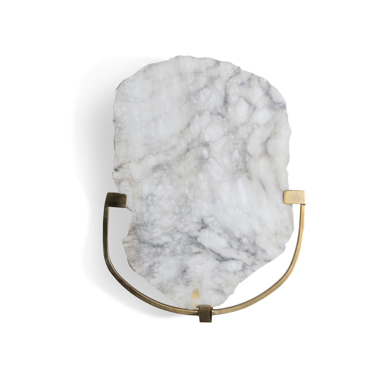 Pair Of Alabaster And Brass Sconces Eleish Van Breems Home