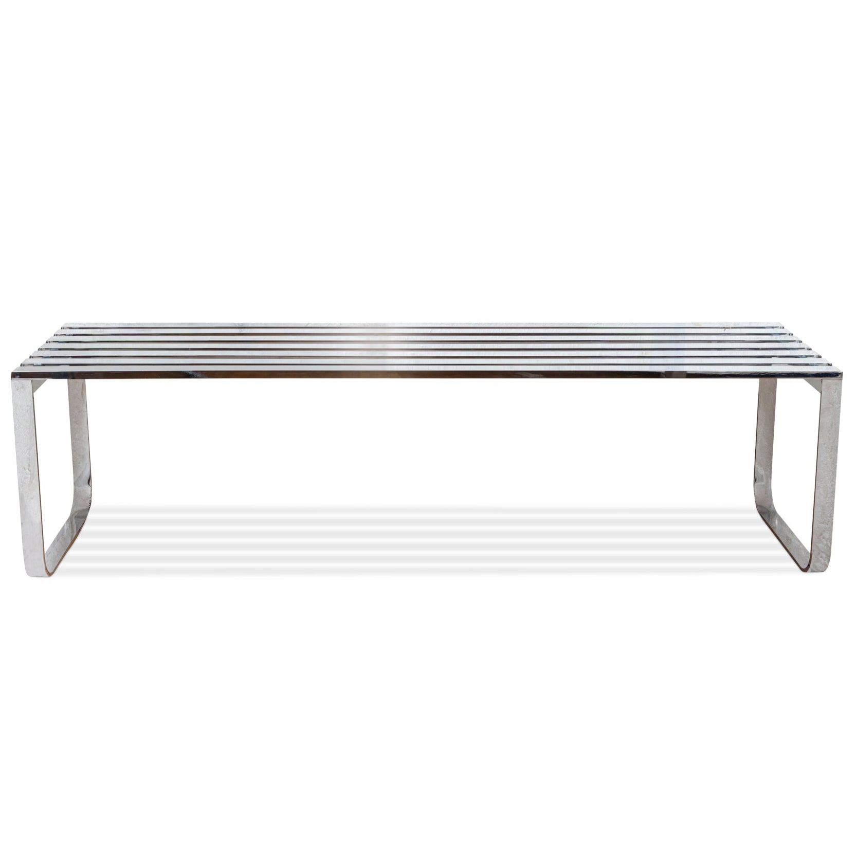 Chrome Bench by Milo Baughman - Eleish Van Breems Home
