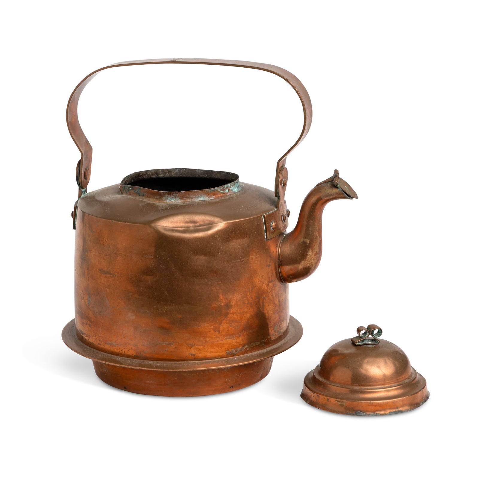 Large Vintage Skultuna Swedish Copper Kettle, 3 Liter Eleish Van Breems Home