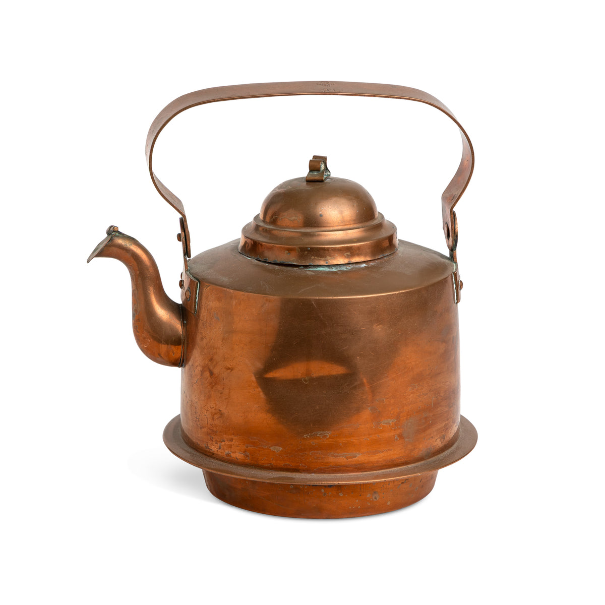 Large Vintage Skultuna Swedish Copper Kettle, 3 Liter Eleish Van Breems Home