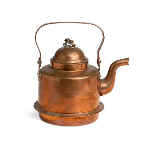 Small Vintage Skultuna Copper Kettle, 1 Liter