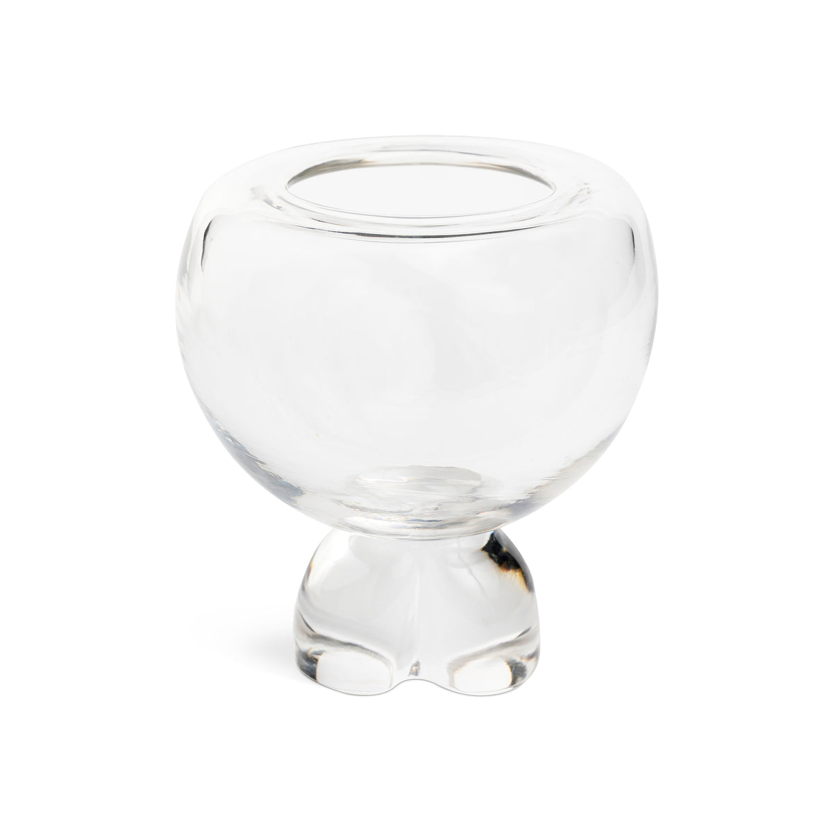 Elsa Peretti Bone Series Crystal Bowl with Pedestal Base Eleish Van Breems Home