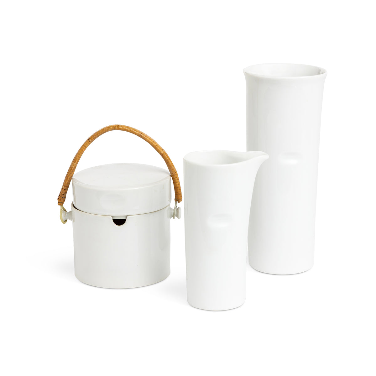 Mid-Century Tack Schmid Creamer, Sugar and Tumbler Set Japanese Eleish Van Breems Home