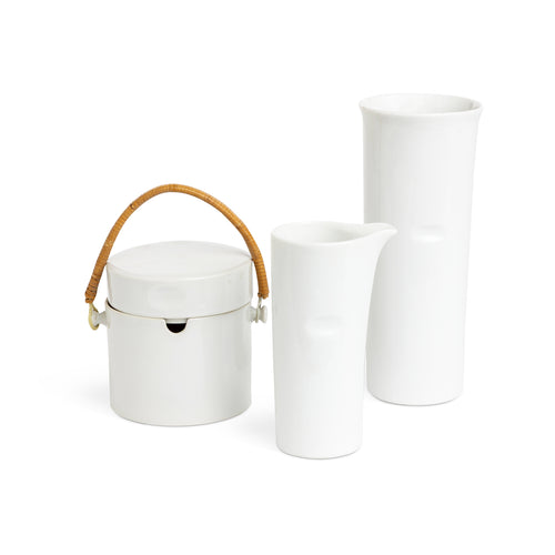 Mid-Century Tack Schmid Creamer, Sugar and Tumbler Set Japanese