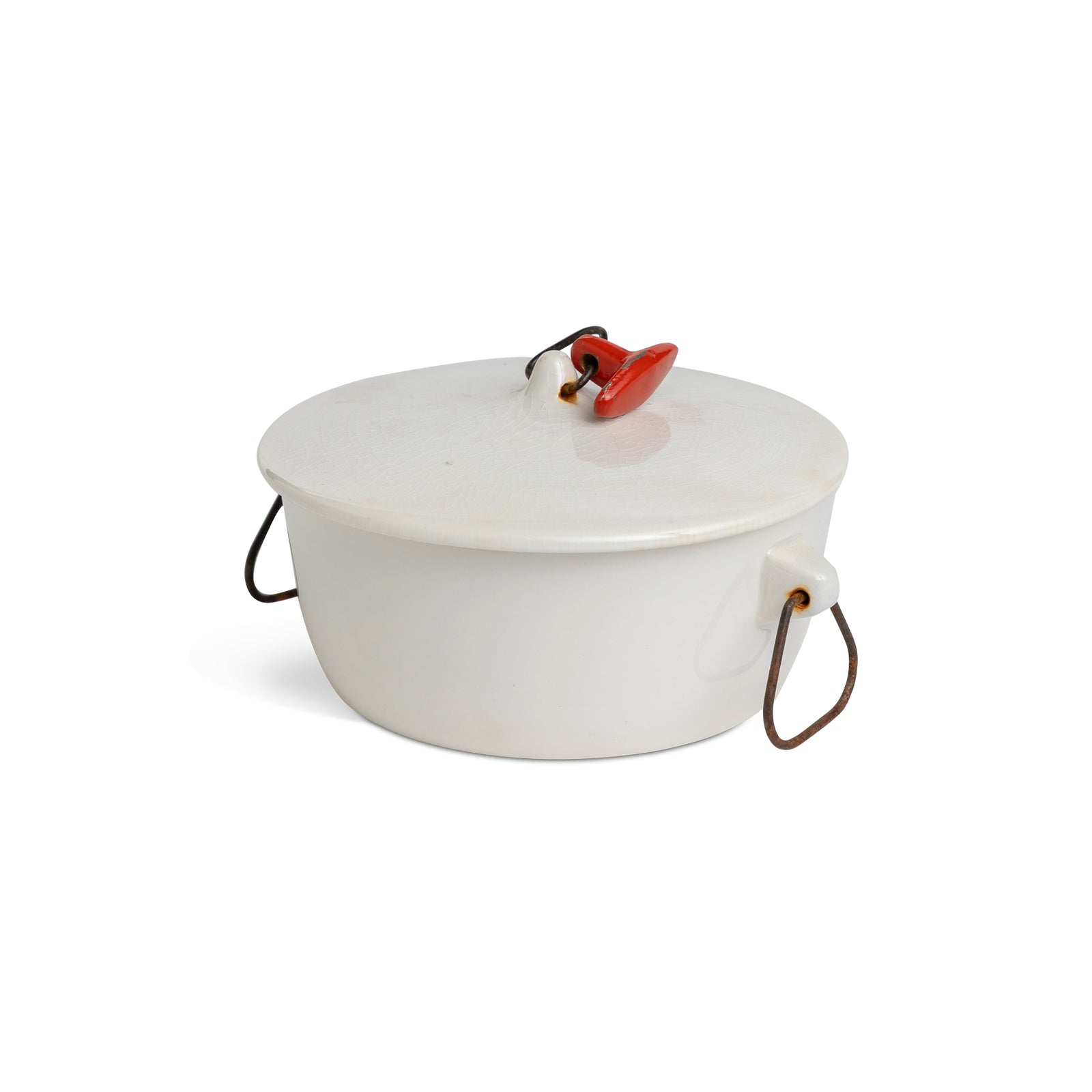 Mid-Century Japanese Tack Schmid Porcelain Pot with Lid Set of 2 Eleish Van Breems Home