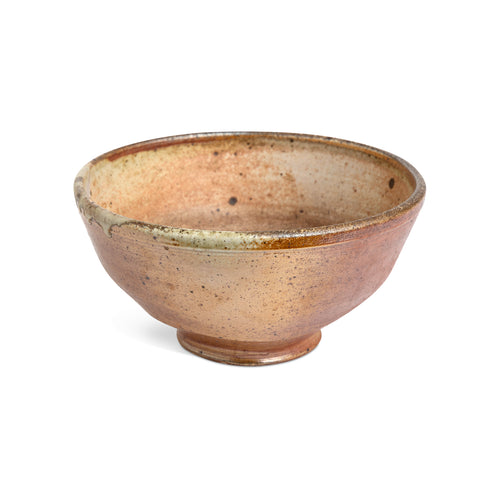 Japanese Oribe Ware Earthenware High Bowl