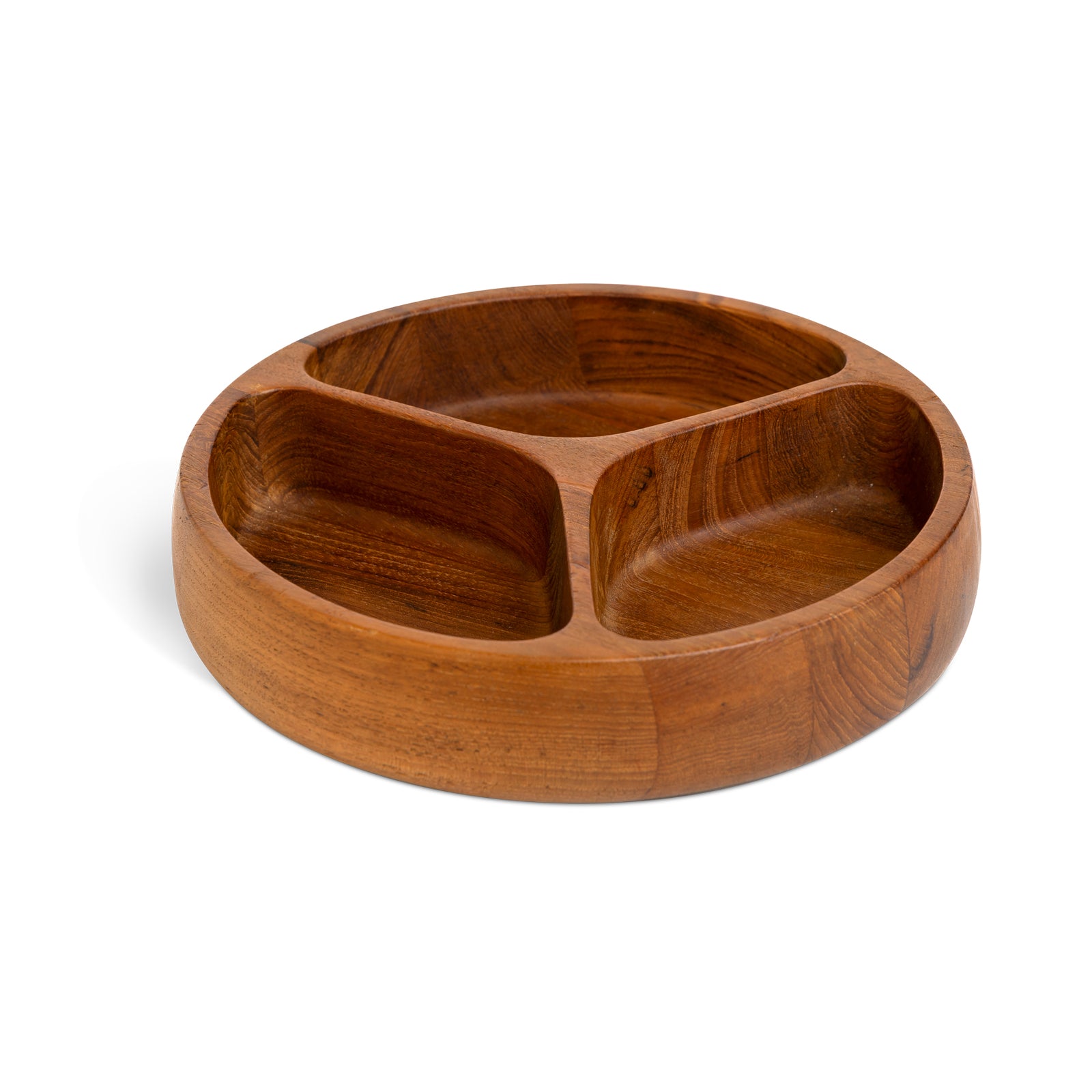 Early Dansk Teak 3 Section Tray Eleish Van Breems Home
