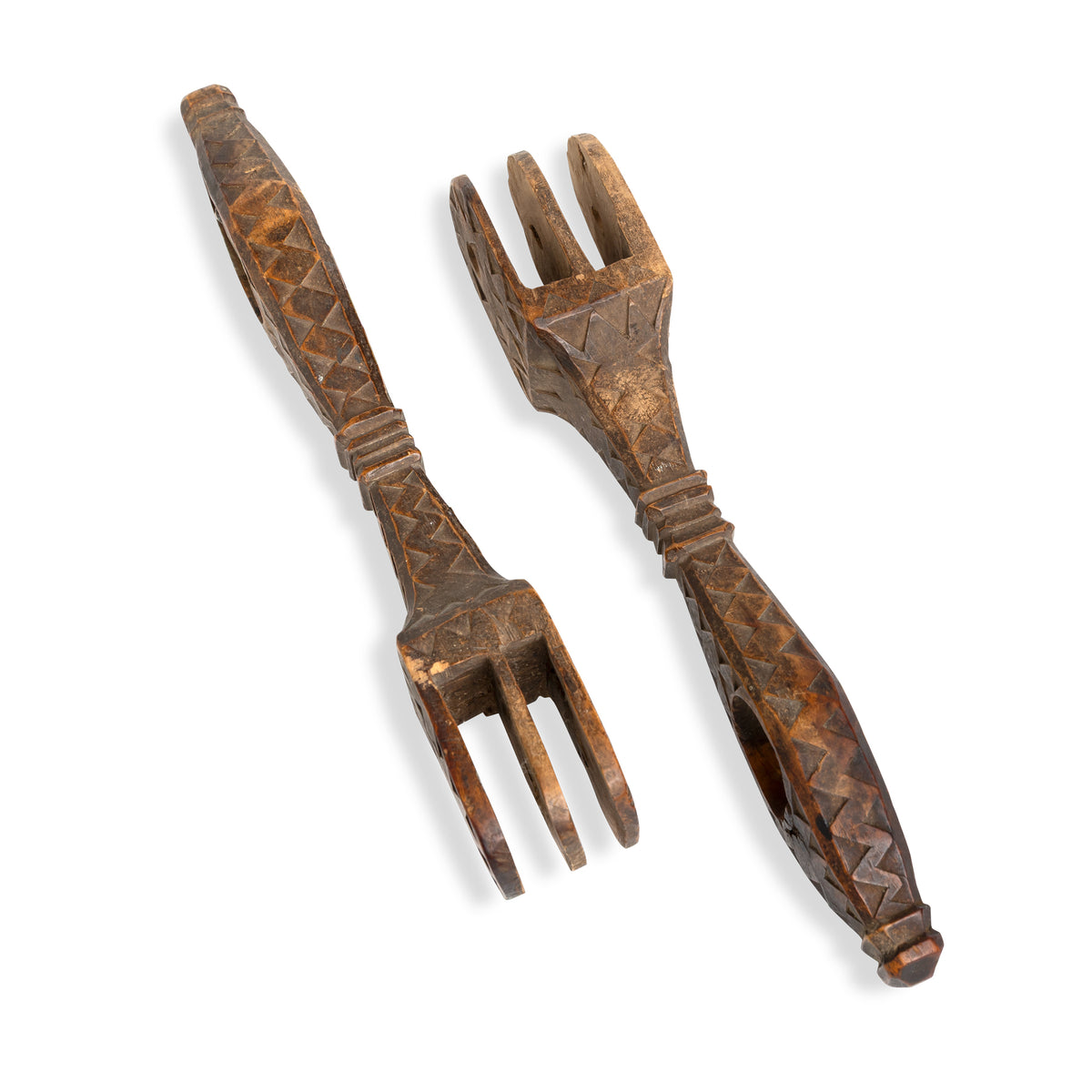 Swedish Ceremonial Carved Spinning Tool Attachment Eleish Van Breems Home