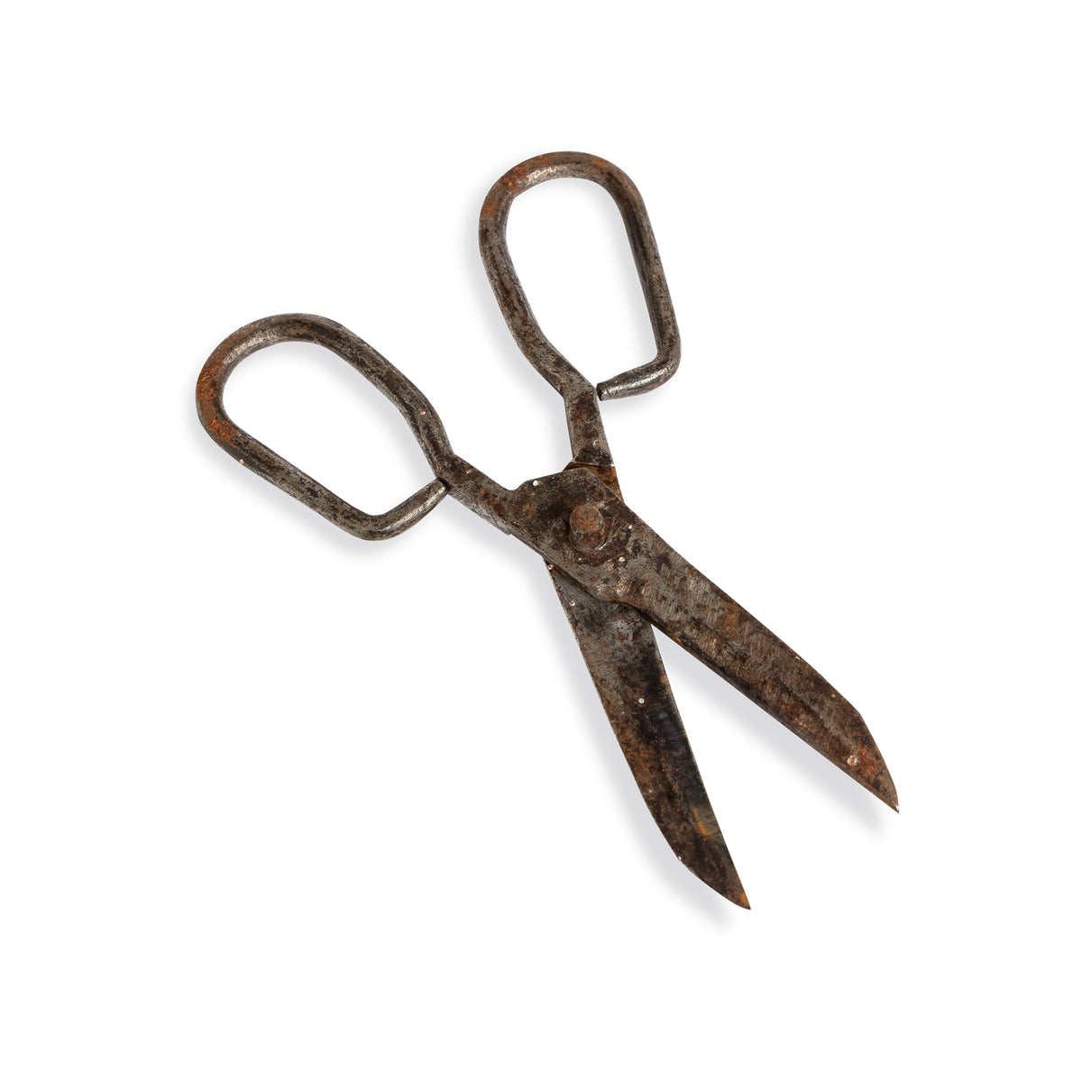 19th c. Hand-Forged Iron Scissors Eleish Van Breems Home