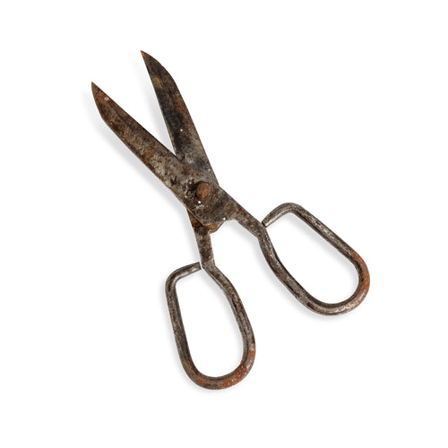 19th c. Hand-Forged Iron Scissors