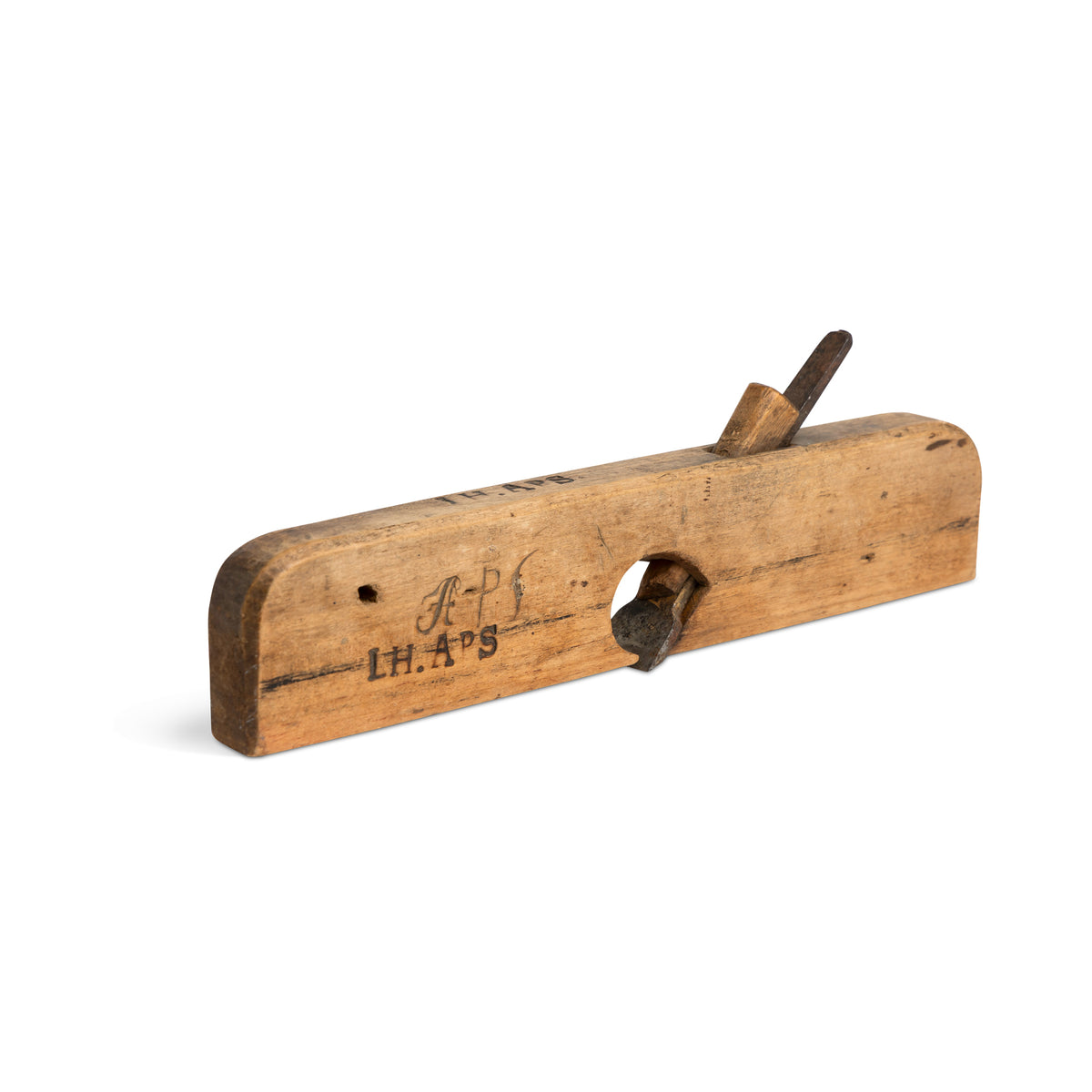 19th c. Pine Carpenter’s Hand Plane APS Eleish Van Breems Home