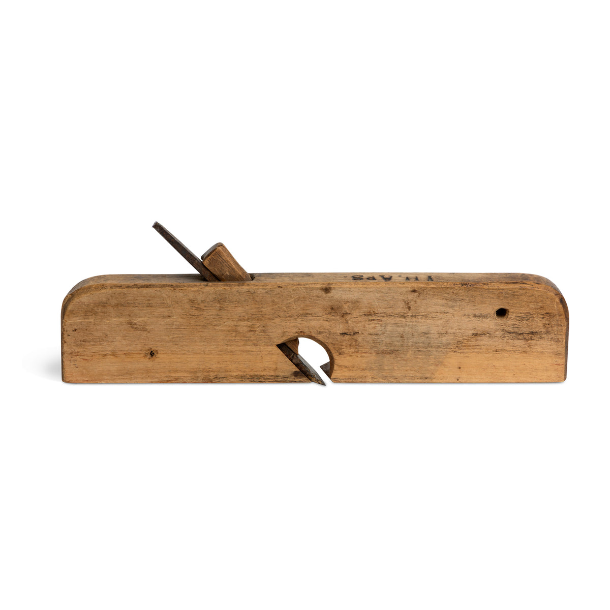 19th c. Pine Carpenter’s Hand Plane APS Eleish Van Breems Home
