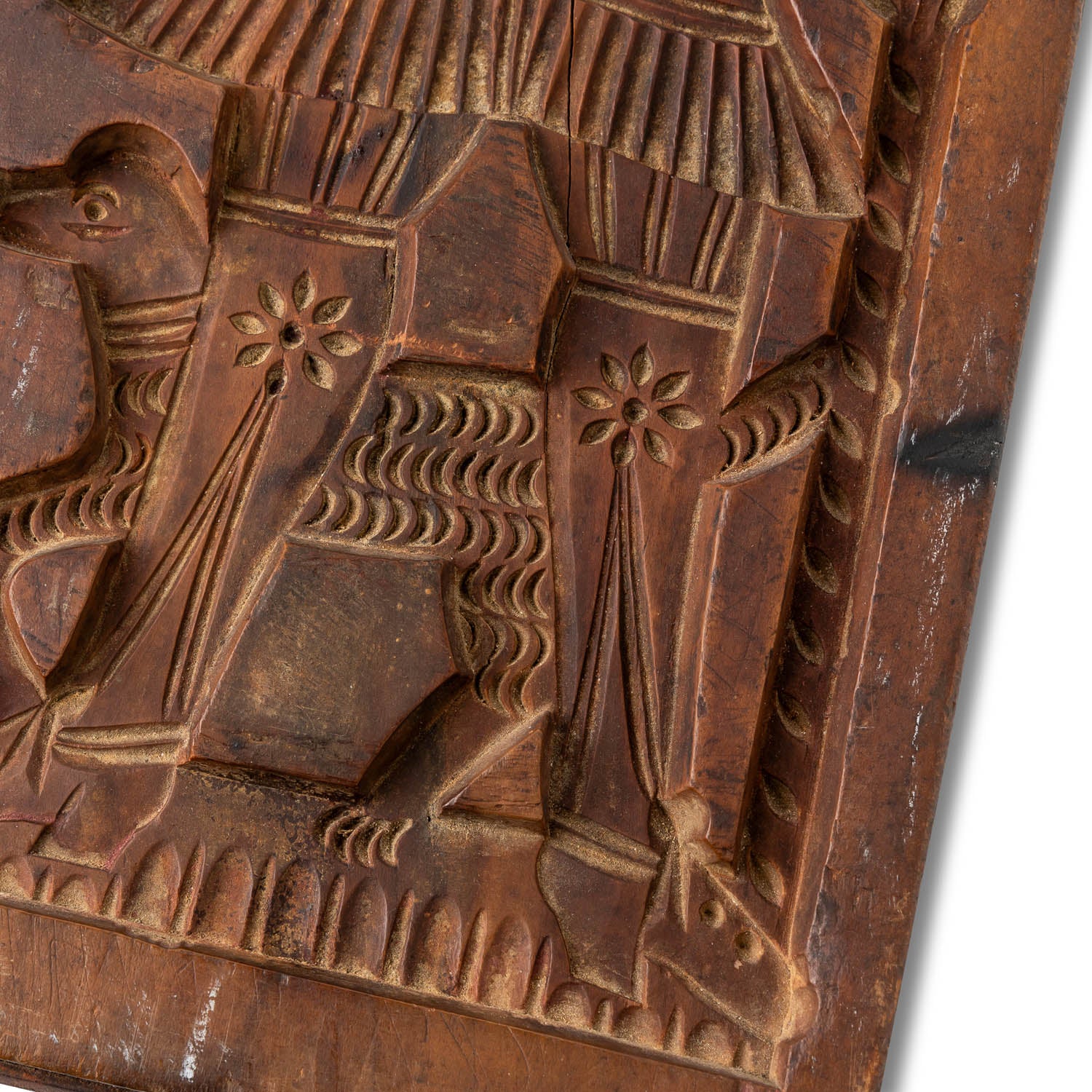 Large Carved Scandinavian Springerle Board, 19th C Eleish Van Breems Home