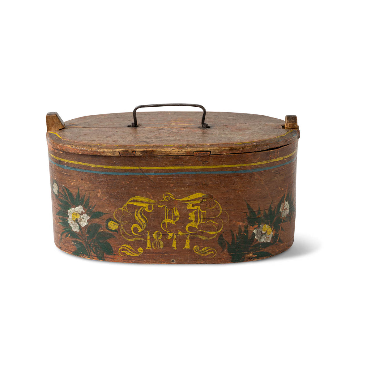 Scandinavian Painted Bentwood Box Eleish Van Breems Home