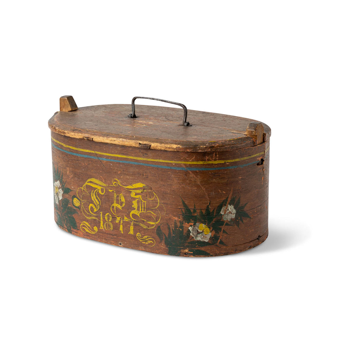 Scandinavian Painted Bentwood Box Eleish Van Breems Home