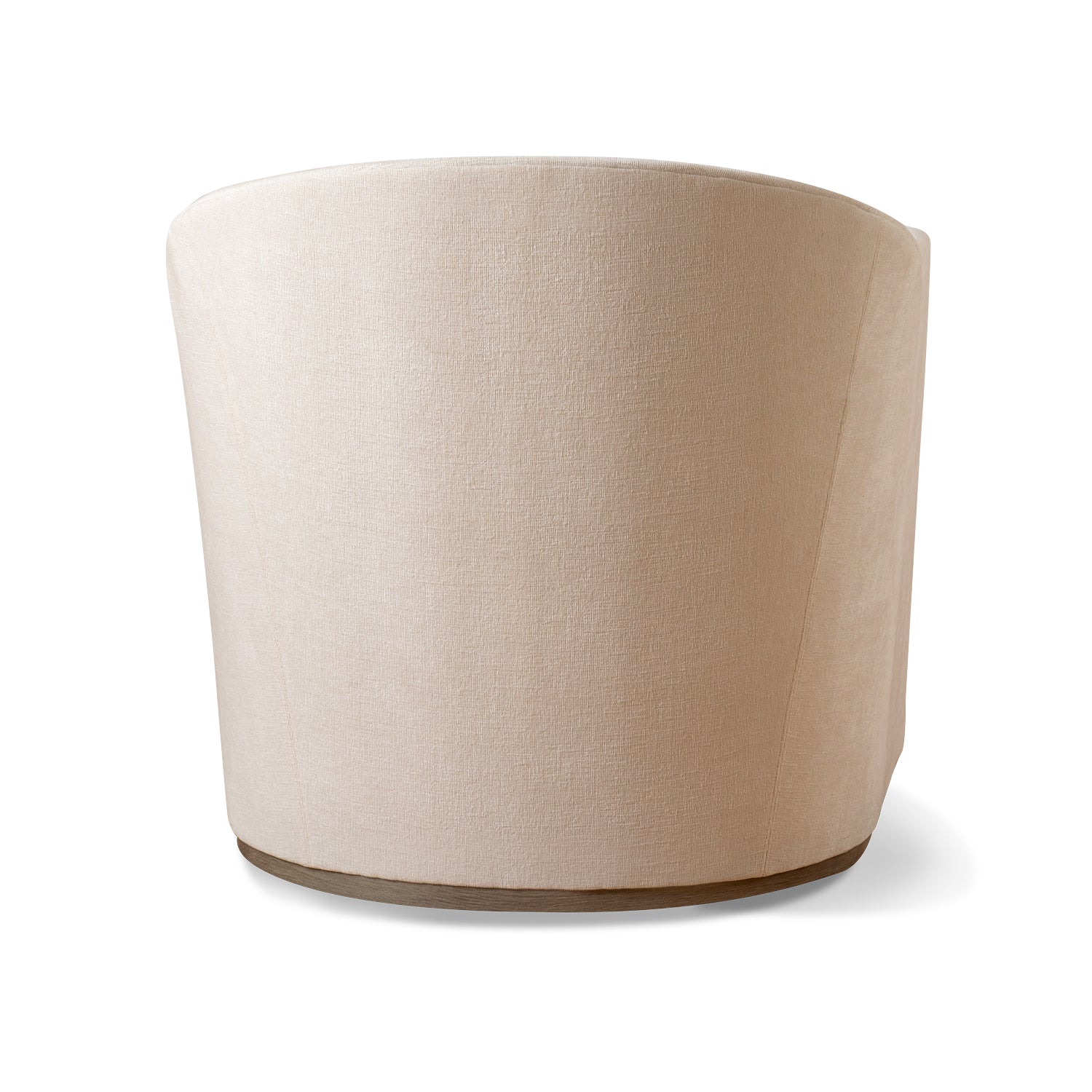 Felicia Swivel Chair in Danner Ivory Eleish Van Breems Home