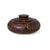 Painted Pine Round Norwegian Keepsake Box with lid. Initials A.N.S. Dated 1832 Eleish Van Breems Home