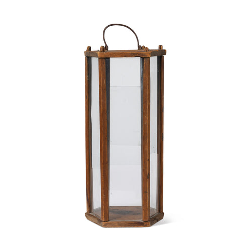 Norwegian Pine Candle Lantern, 19th C.
