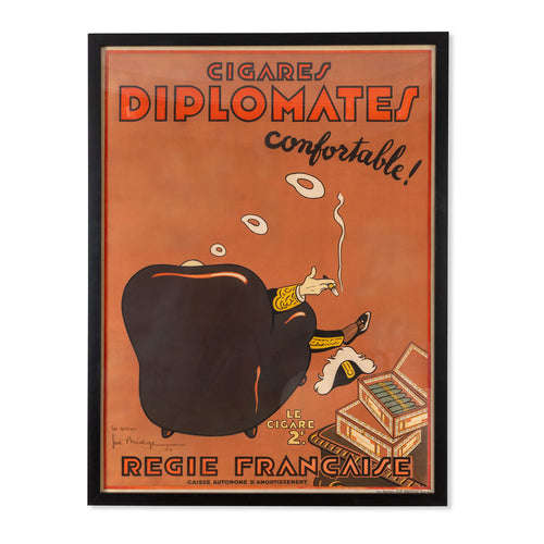 Diplomat Cigar Poster CMG