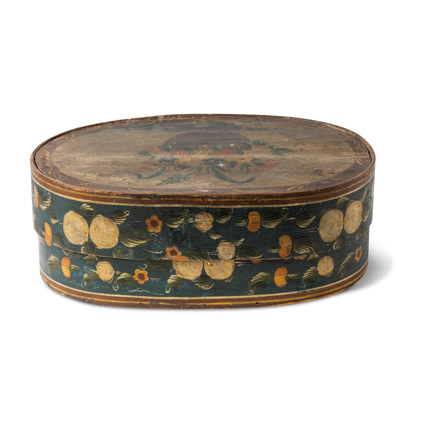 Continental Painted Bentwood Brides Box Eleish Van Breems Home