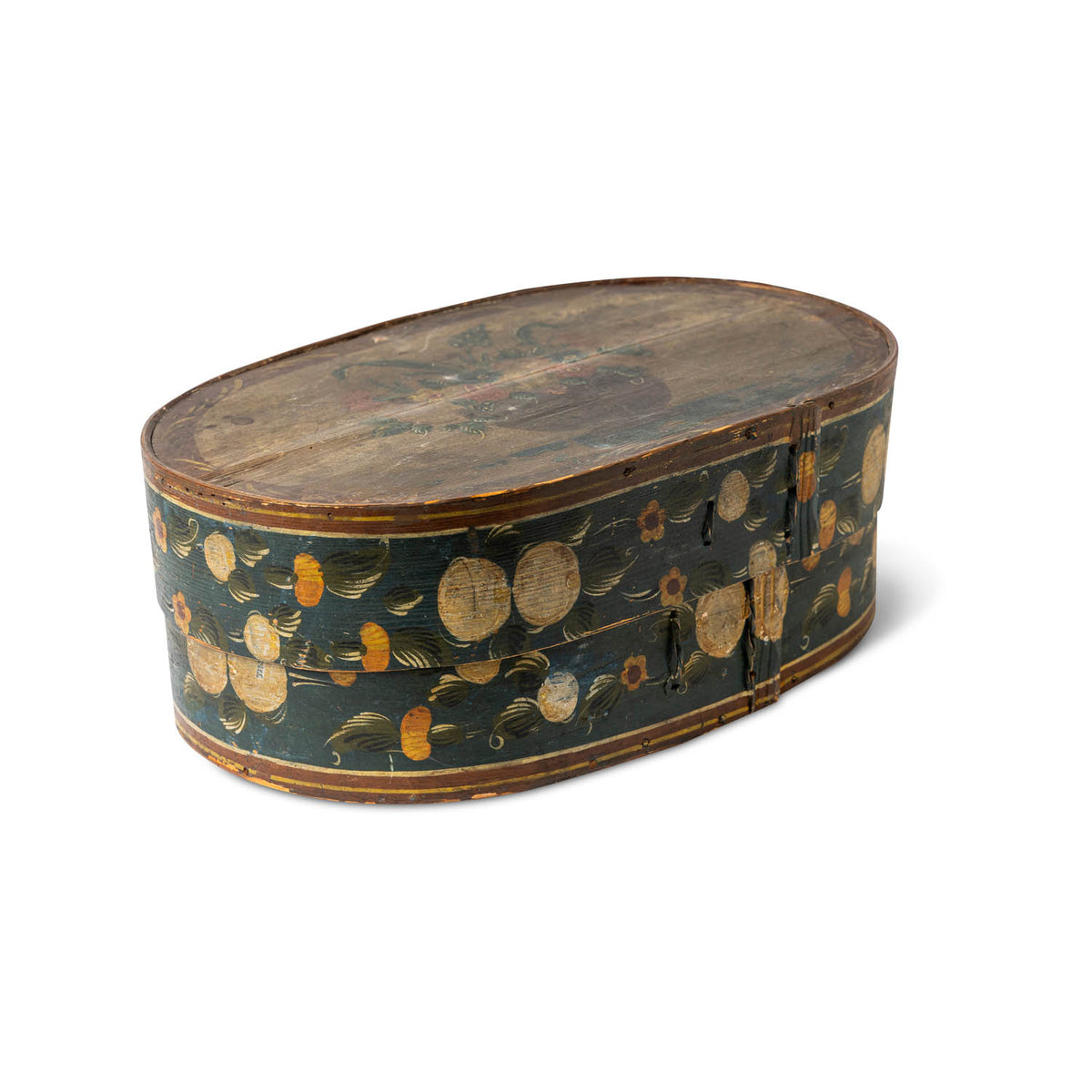 Continental Painted Bentwood Brides Box Eleish Van Breems Home