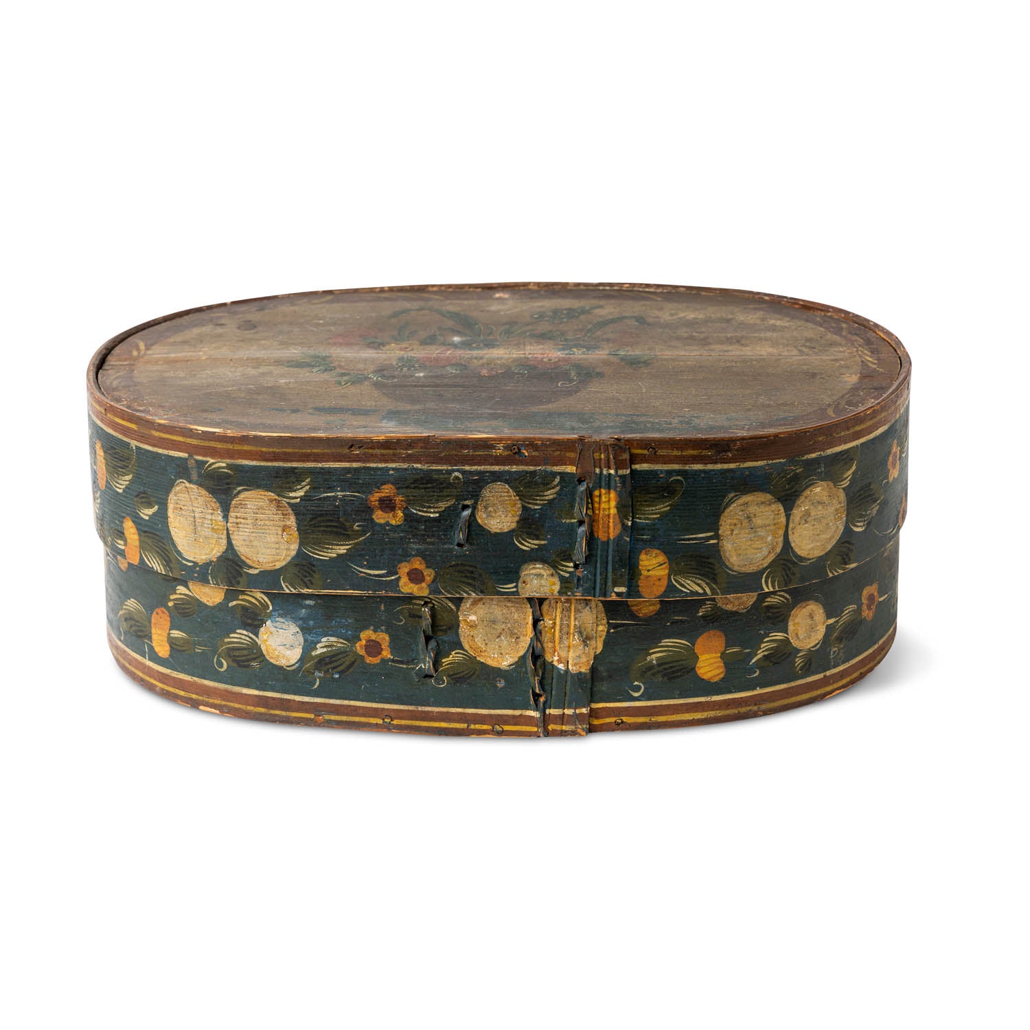 Continental Painted Bentwood Brides Box Eleish Van Breems Home