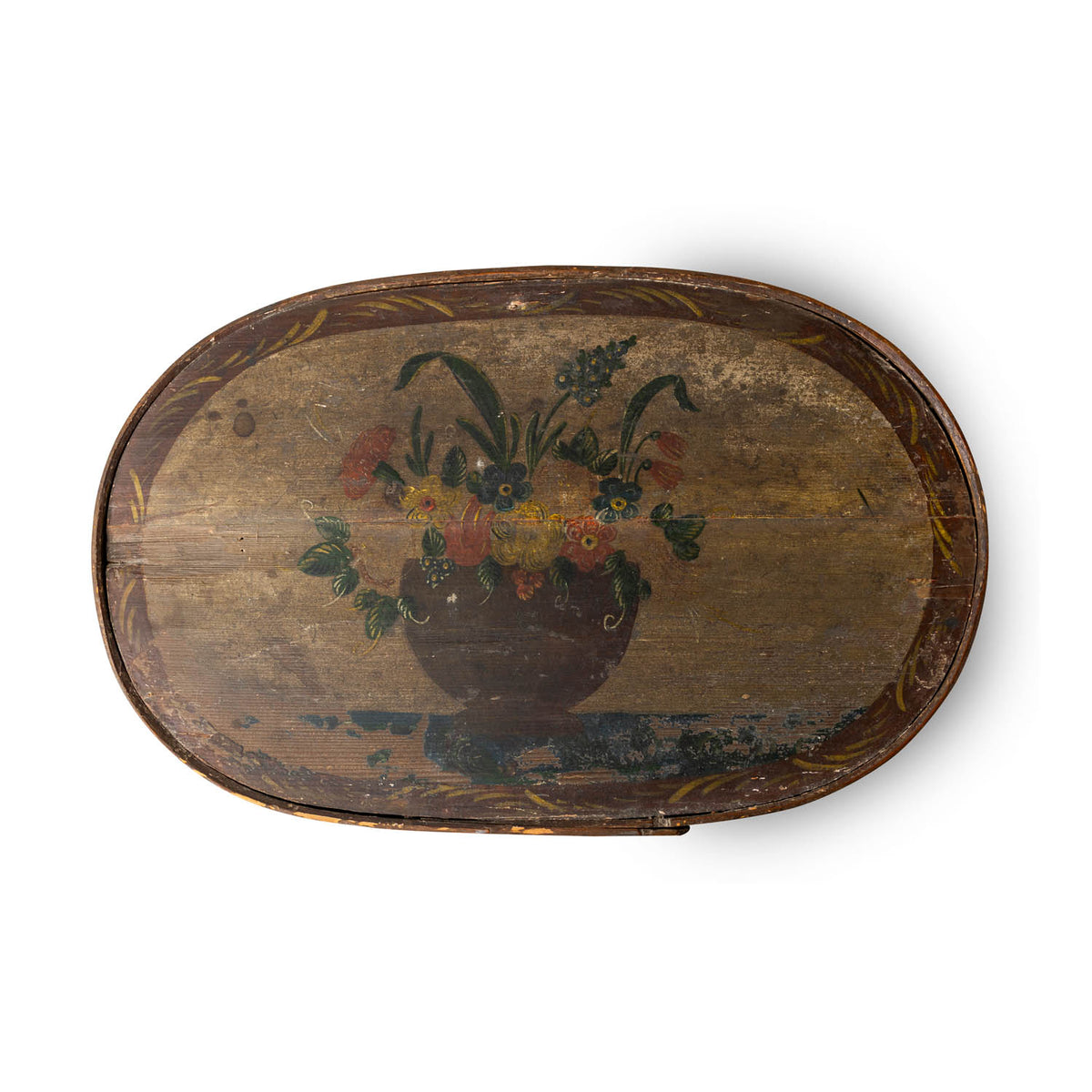 Continental Painted Bentwood Brides Box Eleish Van Breems Home