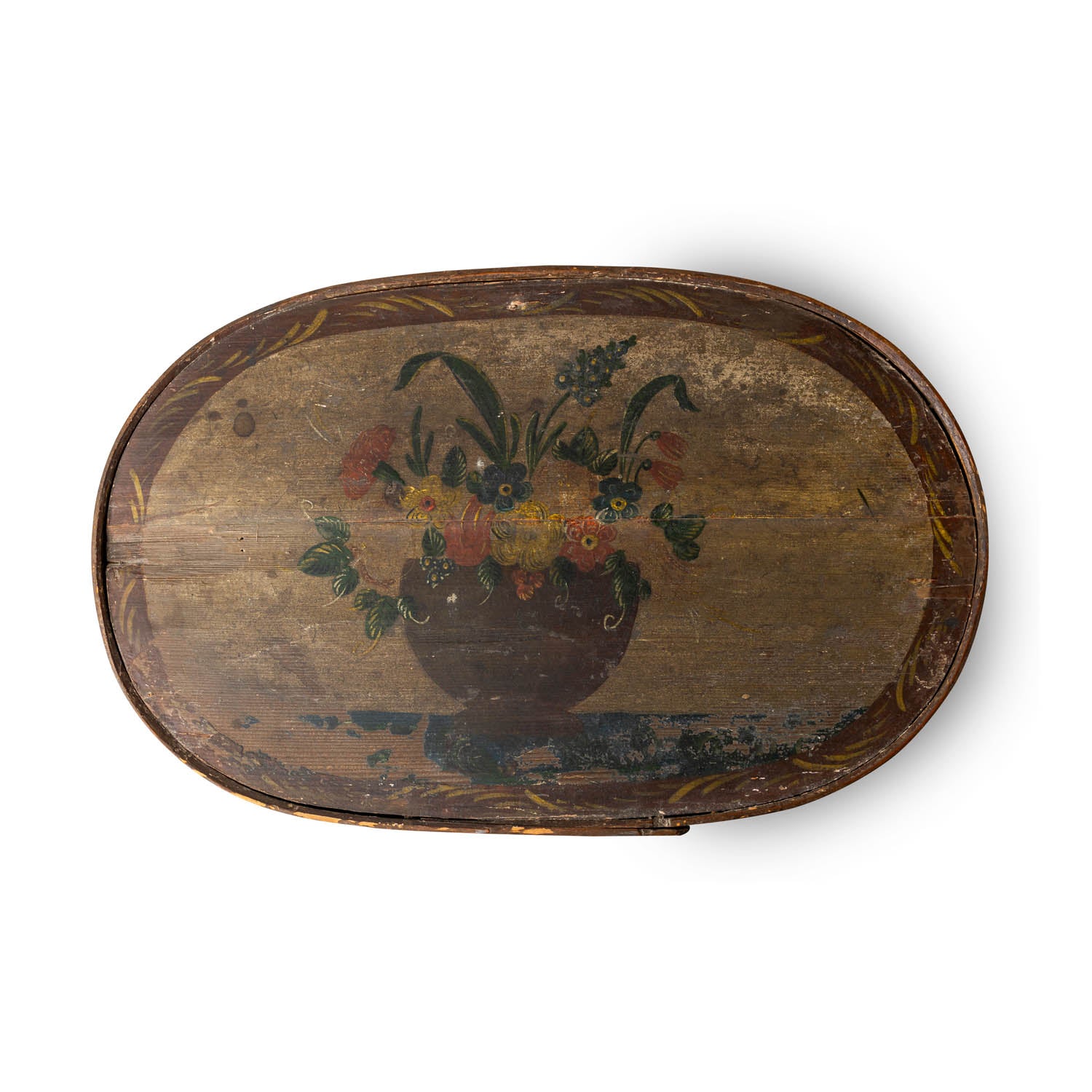 Continental Painted Bentwood Brides Box Eleish Van Breems Home