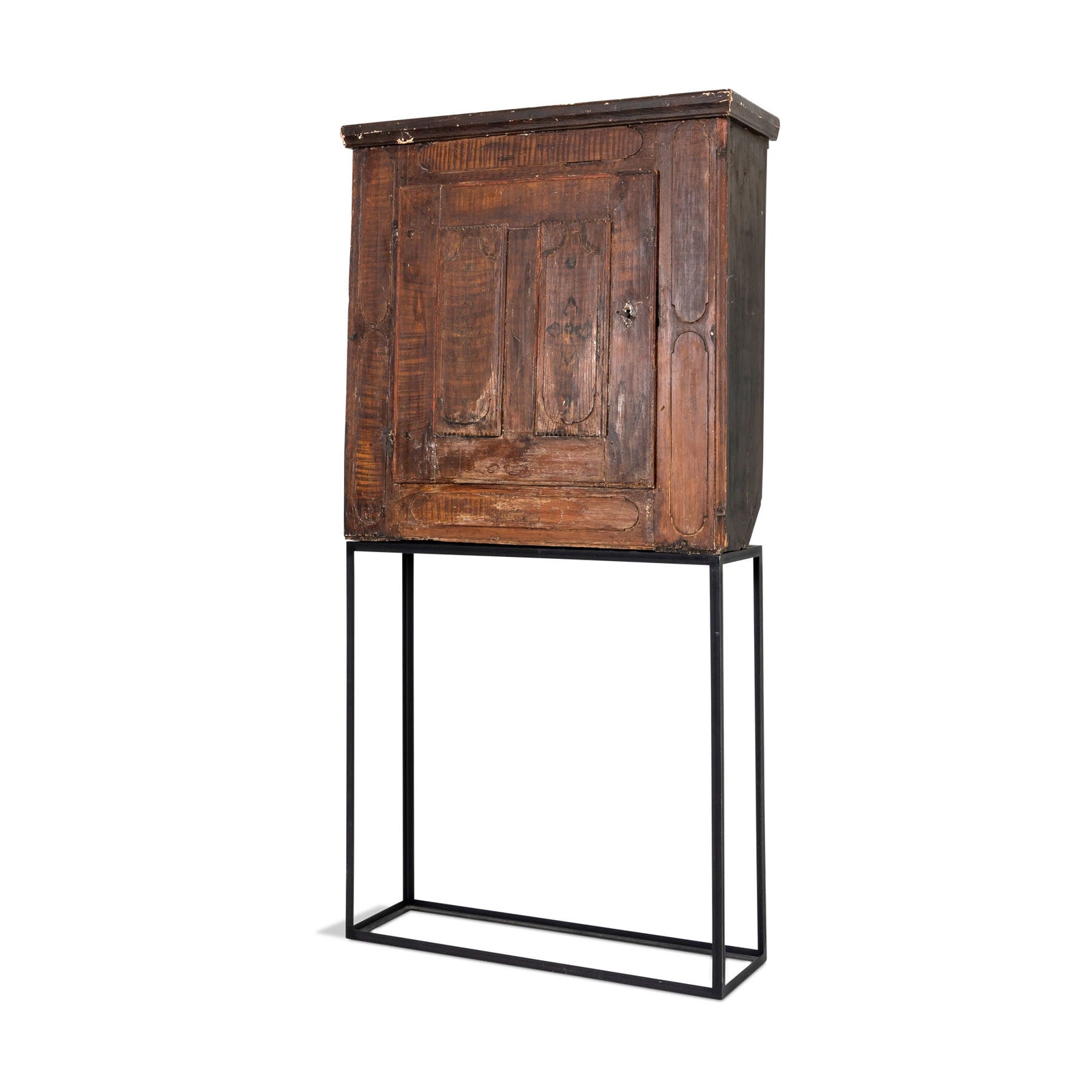 Swedish Painted Pine Cabinet Dated 1805 Eleish Van Breems Home