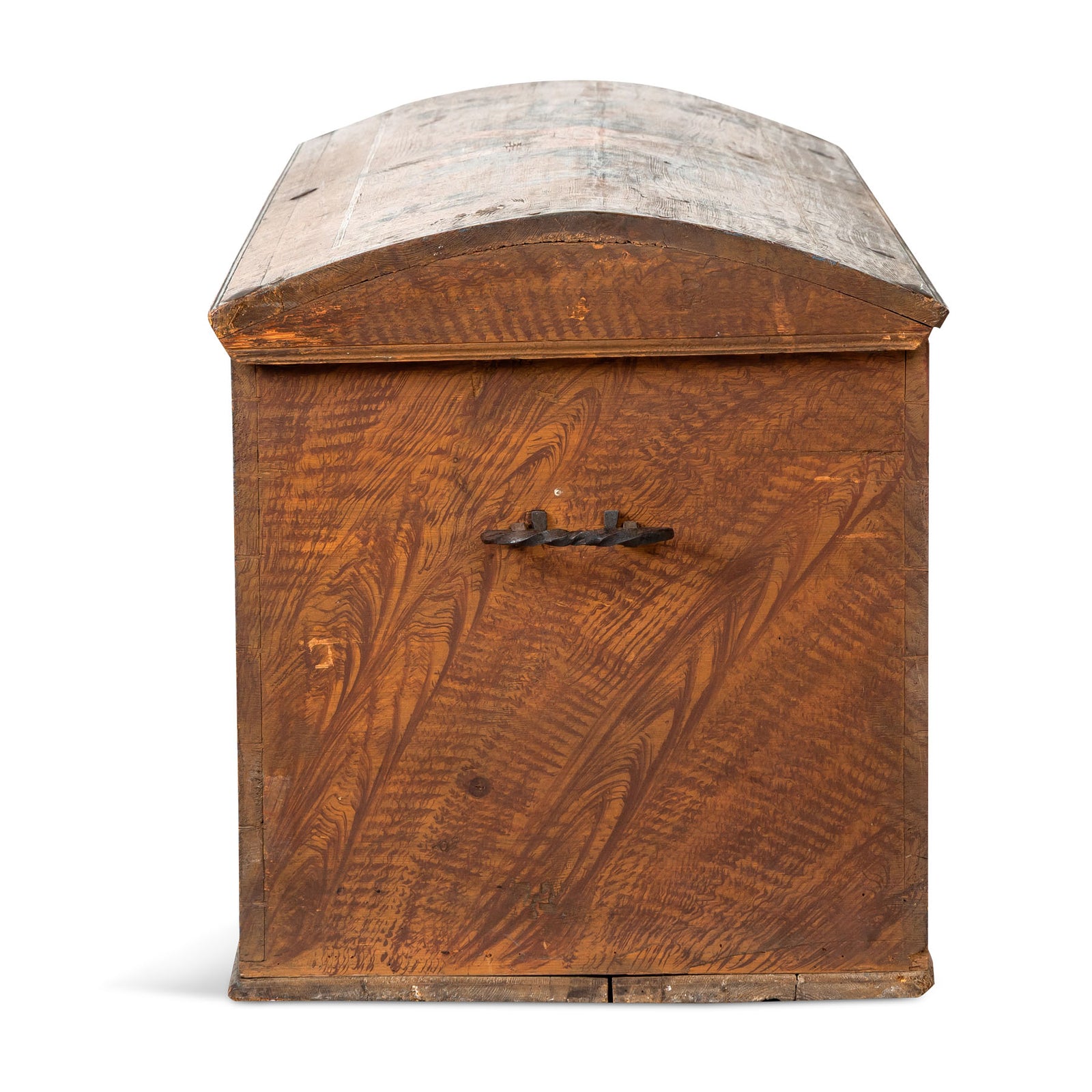 Early 19th C. Hand Painted Swedish Trunk