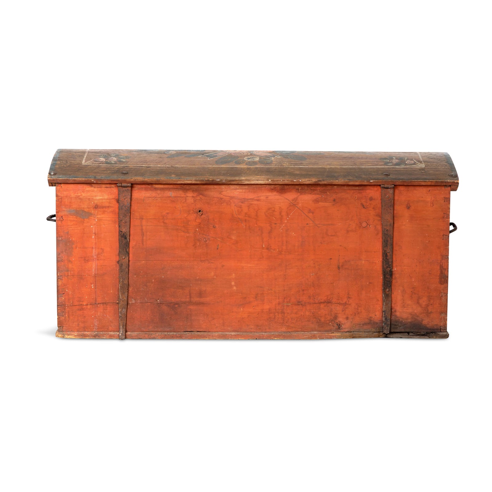 Early 19th C. Hand Painted Swedish Trunk
