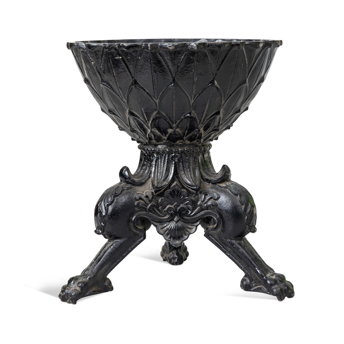 Vintage Victorian Style Cast Iron Urn