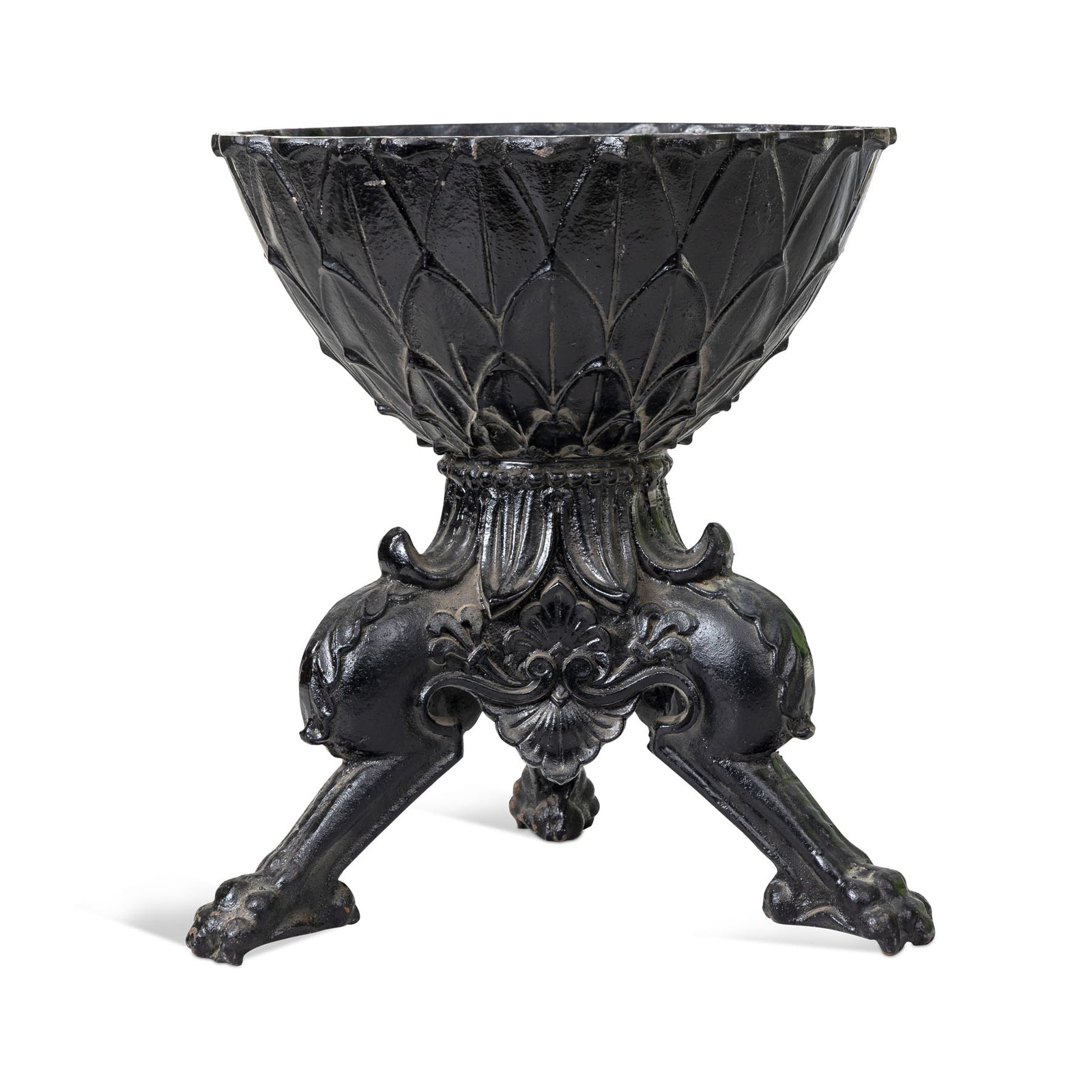 Vintage Victorian Style Cast Iron Urn