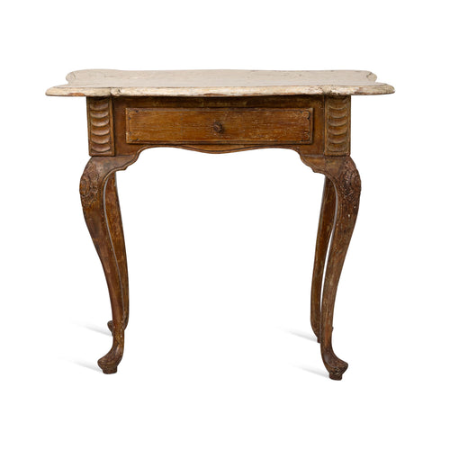 18th Century Swedish Baroque Console Table