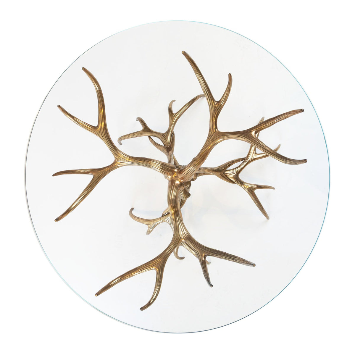 Spectacular Bronze Antler Table Eleish Van Breems Home