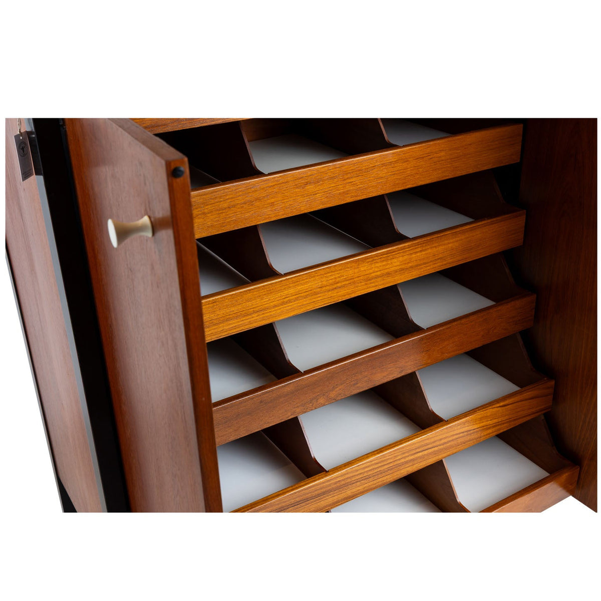 George Nelson Black Frame Teak Cabinet With Marble Top Eleish Van Breems Home