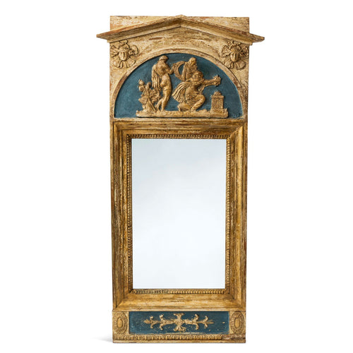 Neoclassical-Style Trumeau Wall Mirror