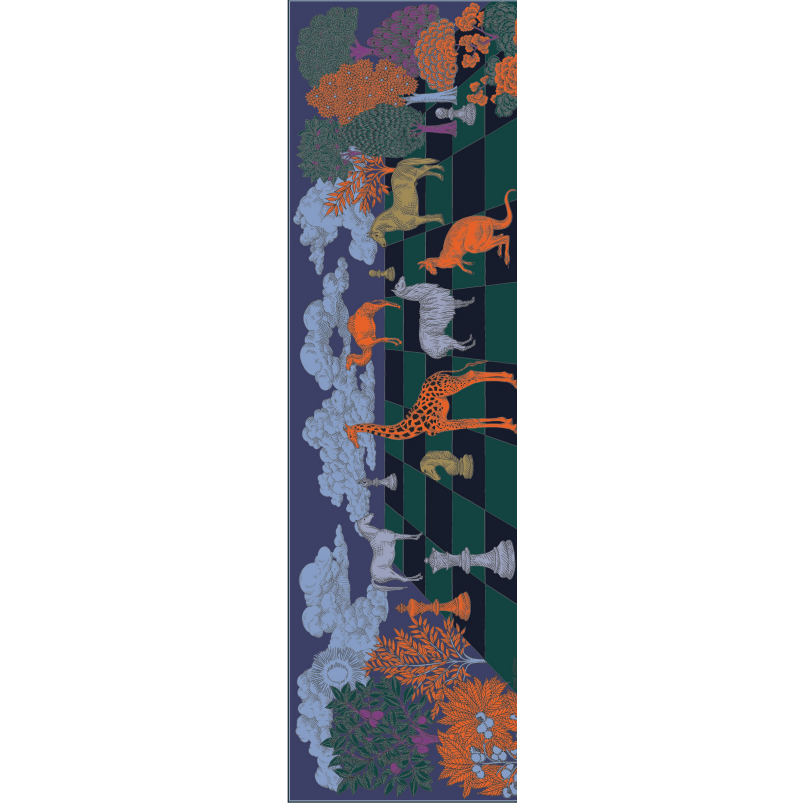Inoui Editions Scarf Etole 55 Magnus, Dark Green Eleish Van Breems Home