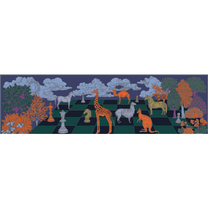 Inoui Editions Scarf 55 Magnus, Dark Green