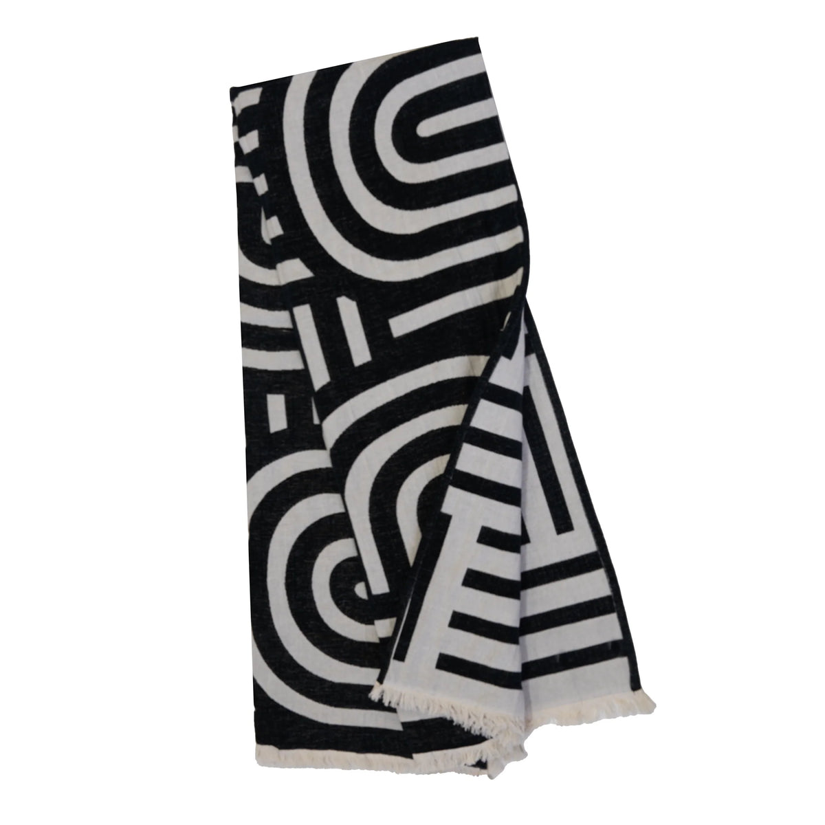 Josephine Reversible Throw, Black Eleish Van Breems Home