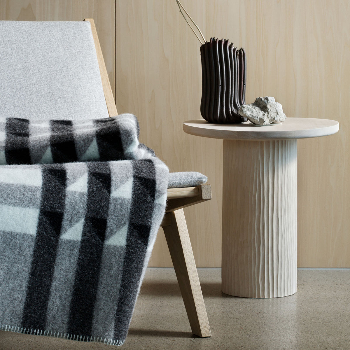 Kvam Greyscale Throw Eleish Van Breems Home