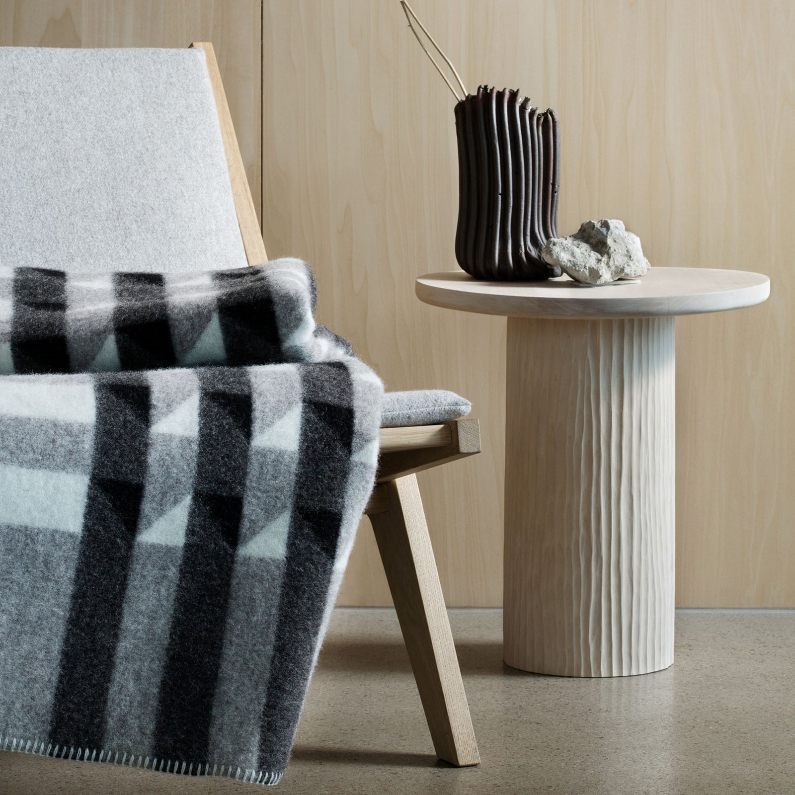 Kvam Greyscale Throw Eleish Van Breems Home