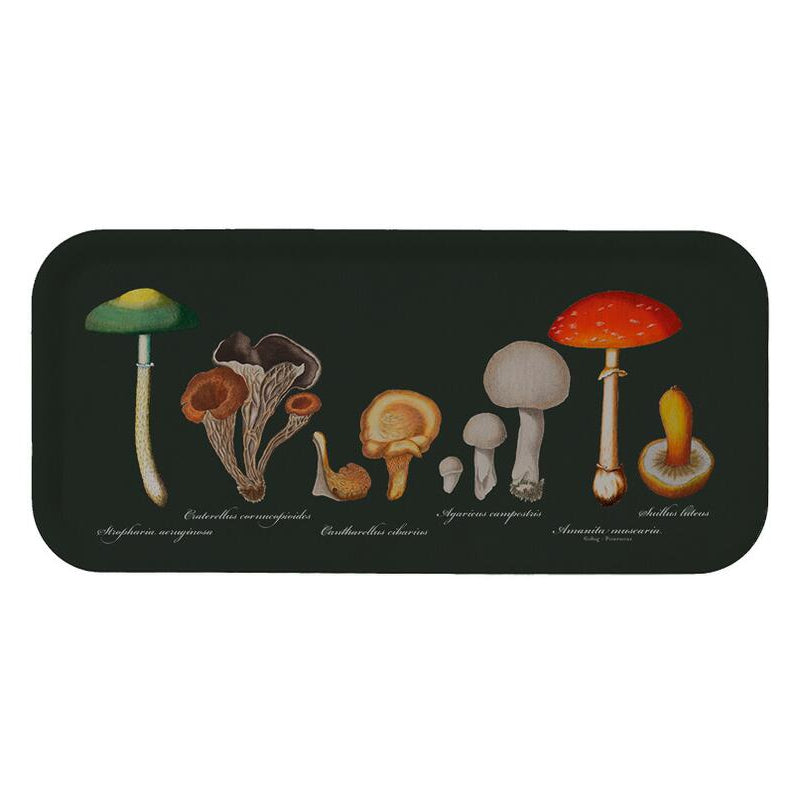 Mushroom Print Serving Tray